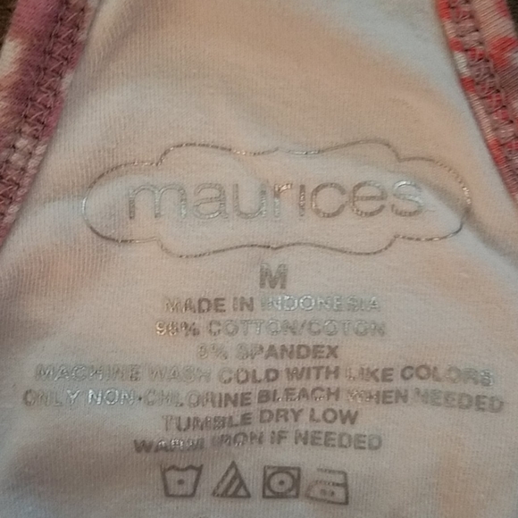 💖Maurice's💕 Pink Pattern Tank Top - M - Picture 3 of 5